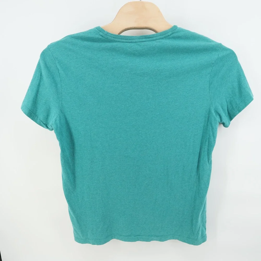 Polo Ralph Lauren Mens T-Shirt Large Green Short Sleeve‎ Pony Logo Casual Top
